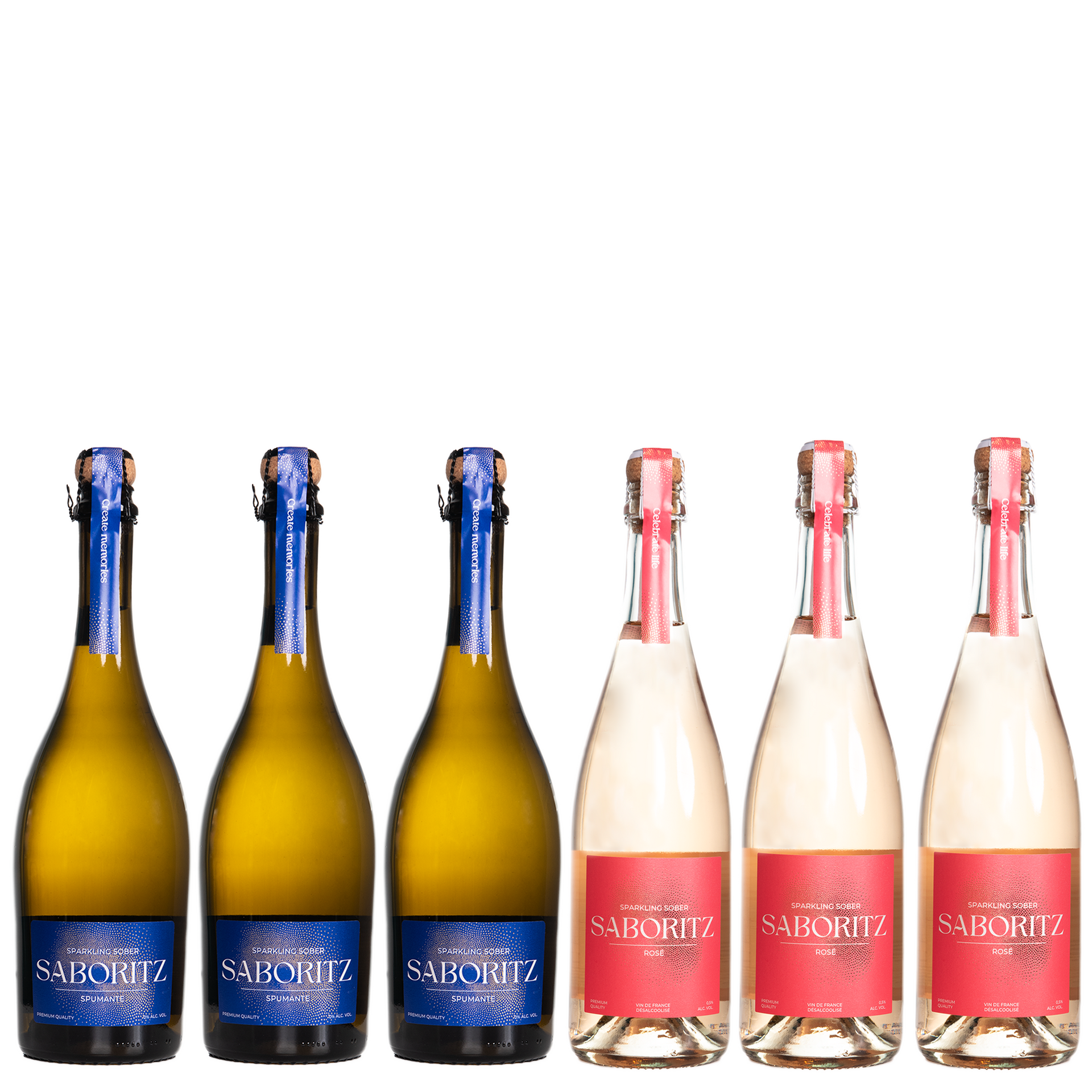 Saboritz The Collection - Luxury non-alcoholic bubble set
